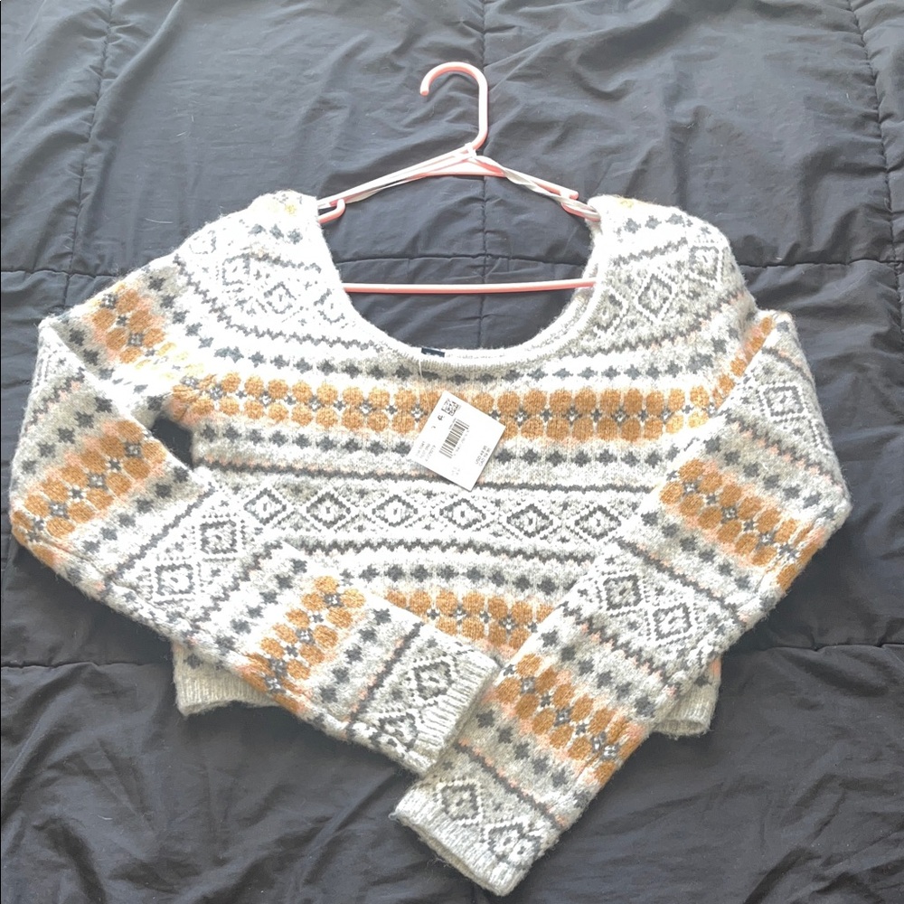 NWT cropped sweater